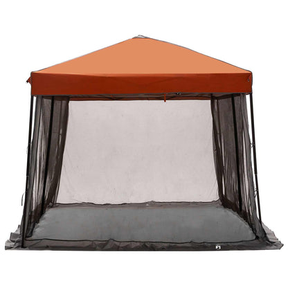 Camping-Zelt-Set 2 Pcs Grau Und Taffeta Und Stoff