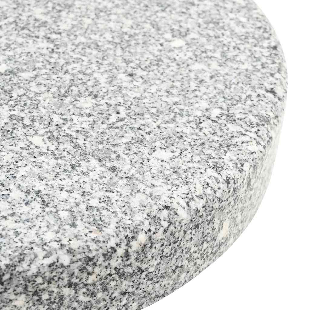 Sonnenschirmständer 29,8Kg Granit Und Edelstahl Rund