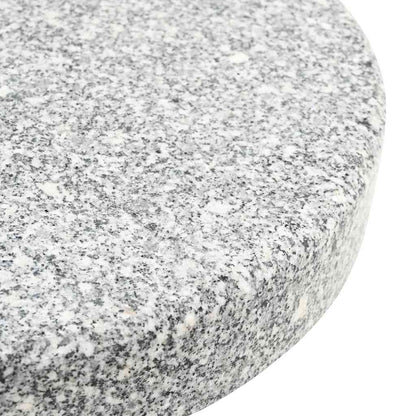 Sonnenschirmständer 29,8Kg Granit Und Edelstahl Rund