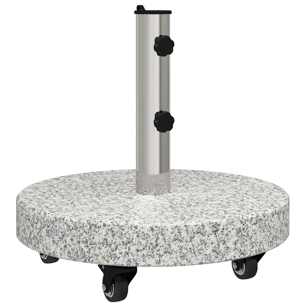 Sonnenschirmständer 29,8Kg Granit Und Edelstahl Rund
