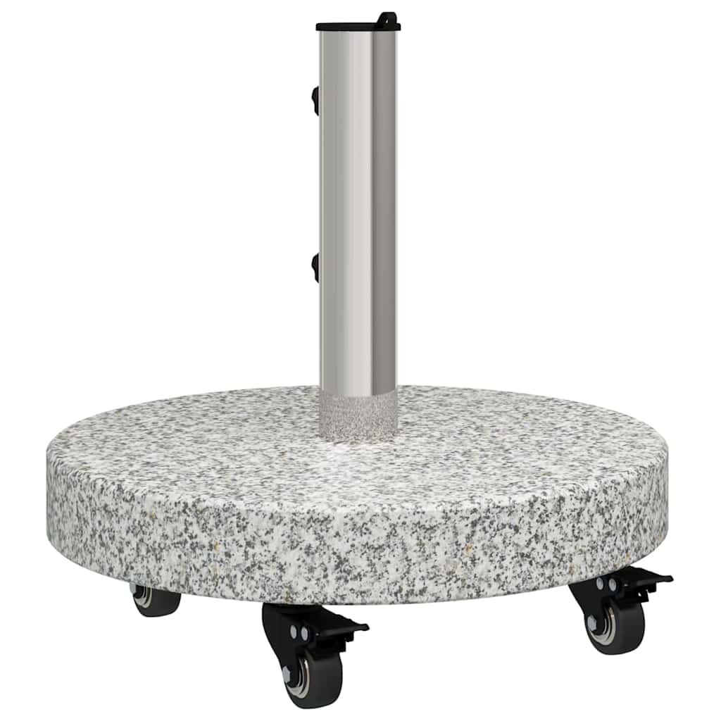 Sonnenschirmständer 29,8Kg Granit Und Edelstahl Rund