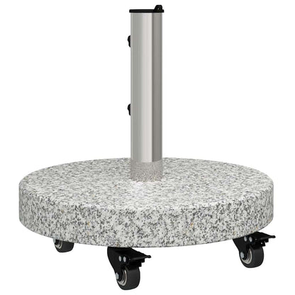 Sonnenschirmständer 29,8Kg Granit Und Edelstahl Rund