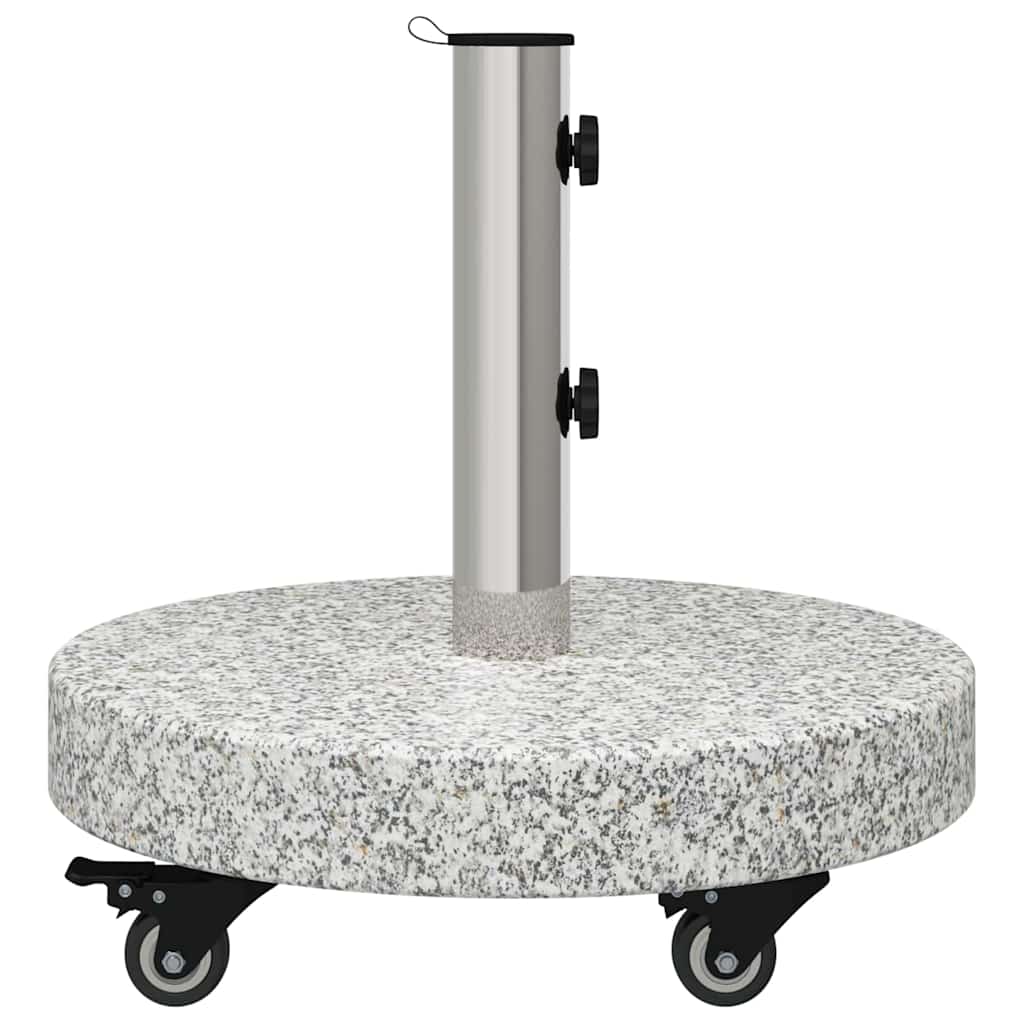 Sonnenschirmständer 29,8Kg Granit Und Edelstahl Rund