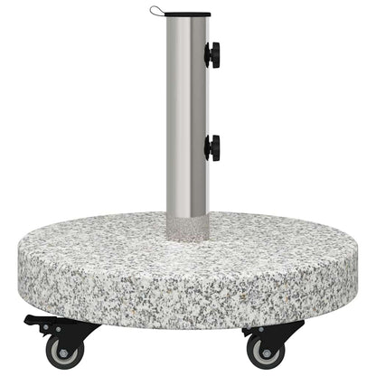 Sonnenschirmständer 29,8Kg Granit Und Edelstahl Rund