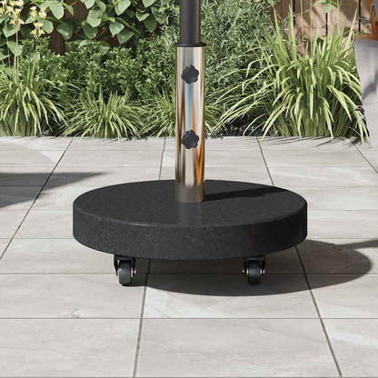 Sonnenschirmständer 30Kg Granit Und Edelstahl Rund