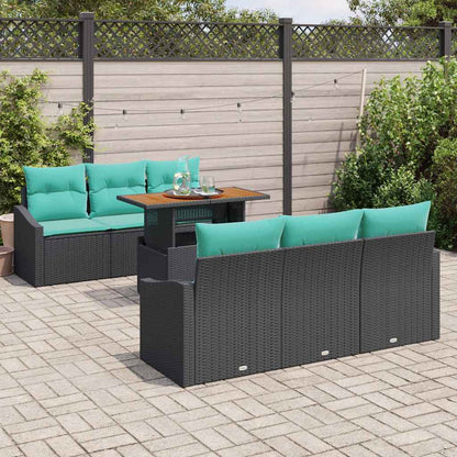 Garten Essgruppe Mit Kissen 7 Pcs Und Teal