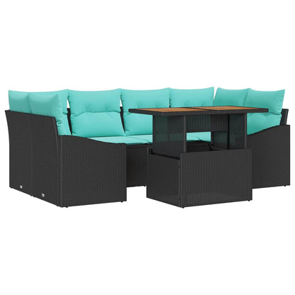 Garten Essgruppe Mit Kissen 7 Pcs Und Teal