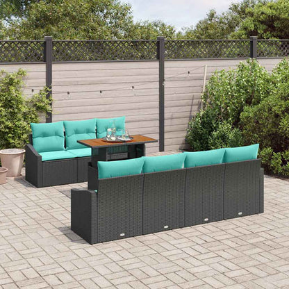 Garten Essgruppe Mit Kissen 8 Pcs Und Teal