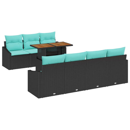 Garten Essgruppe Mit Kissen 8 Pcs Und Teal