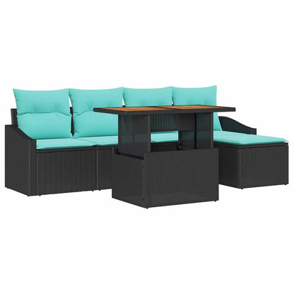Garten Essgruppe Mit Kissen 6 Pcs Und Teal