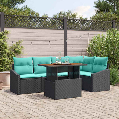 Garten Essgruppe Mit Kissen 6 Pcs Und Teal