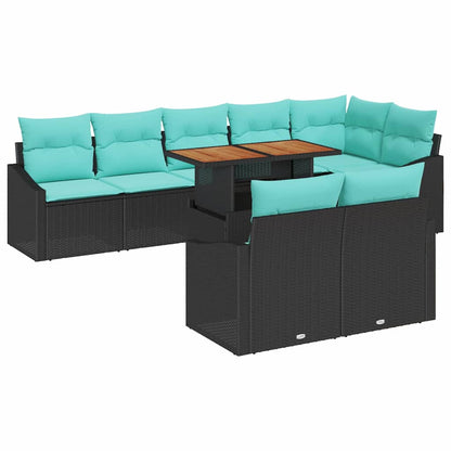 Garten Essgruppe Mit Kissen 9 Pcs Und Teal