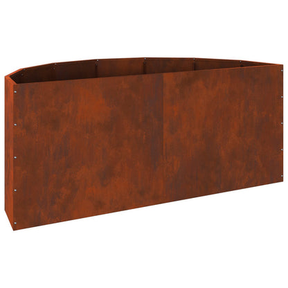 Pflanzkübel Rostig 120 X 60 X 50 Cm Wetterfeststahl
