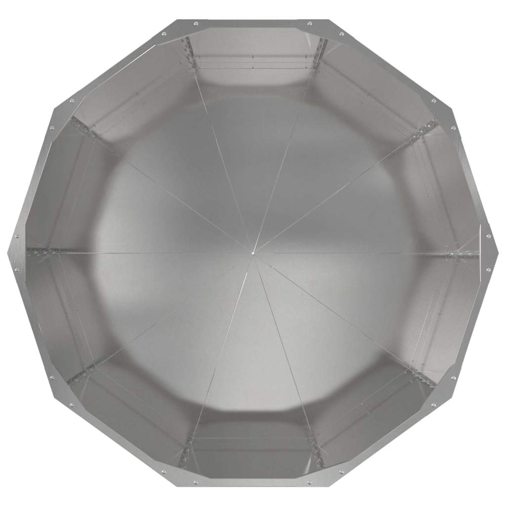 Pflanzkübel Silber 90 X 90 X 50 Cm Edelstahl