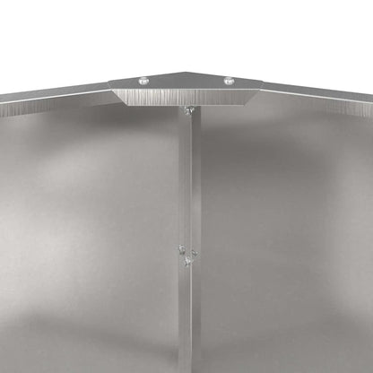 Pflanzkübel Silber 60 X 60 X 50 Cm Edelstahl