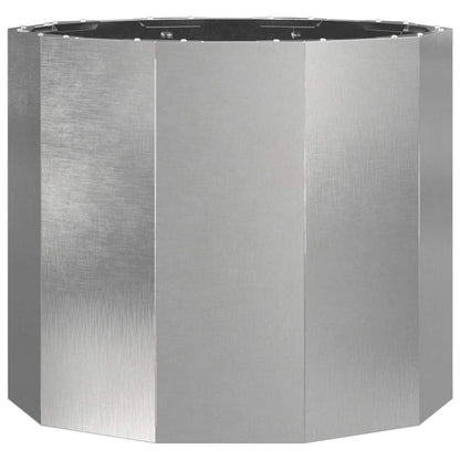 Pflanzkübel Silber 60 X 60 X 50 Cm Edelstahl