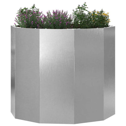 Pflanzkübel Silber 60 X 60 X 50 Cm Edelstahl