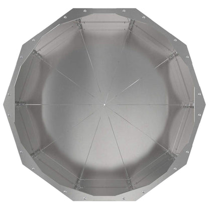 Pflanzkübel Silber 60 X 60 X 50 Cm Edelstahl