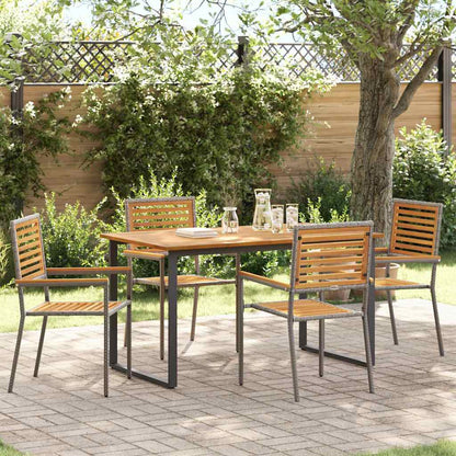 Garten Essgruppe 7 Pcs Massivholz Akazie