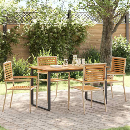 Garten Essgruppe 7 Pcs Massivholz Akazie