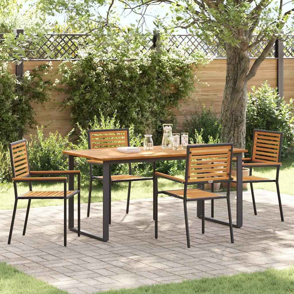 Garten Essgruppe 7 Pcs Massivholz Akazie