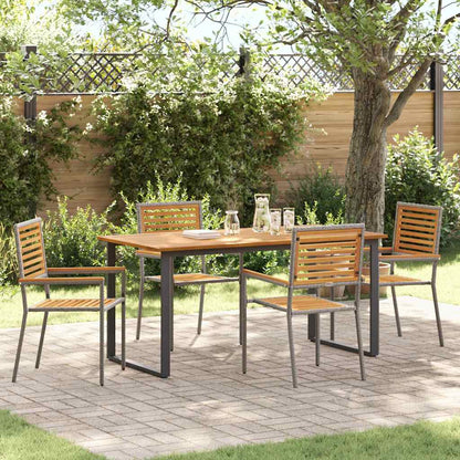 Garten Essgruppe 7 Pcs Massivholz Akazie