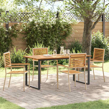 Garten Essgruppe 7 Pcs Massivholz Akazie