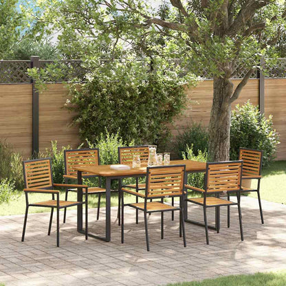 Garten Essgruppe 7 Pcs Massivholz Akazie