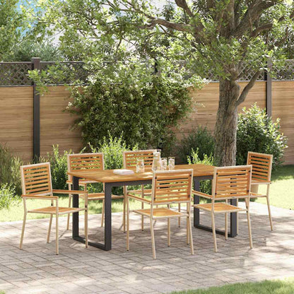 Garten Essgruppe 7 Pcs Massivholz Akazie