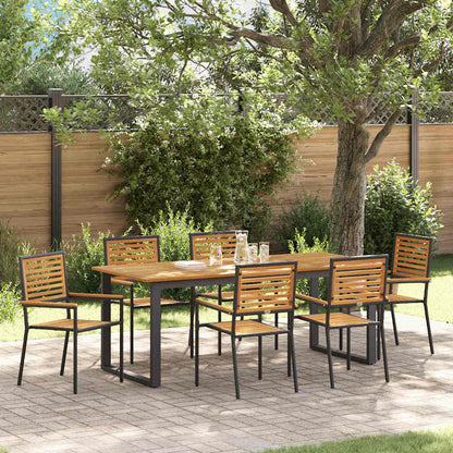 Garten Essgruppe 7 Pcs Massivholz Akazie