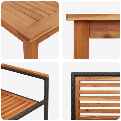 Garten Essgruppe 7 Pcs Massivholz Akazie