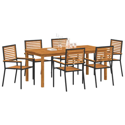 Garten Essgruppe 7 Pcs Massivholz Akazie