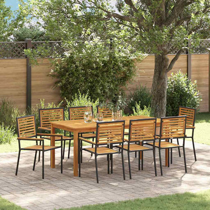 Garten Essgruppe 9 Pcs Massivholz Akazie