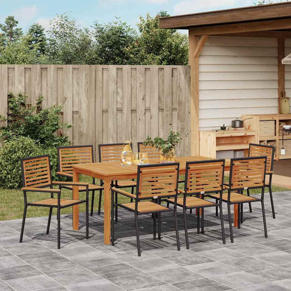 Garten Essgruppe 9 Pcs Massivholz Akazie