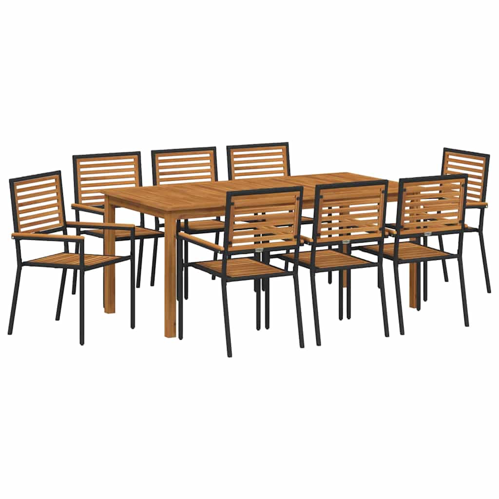 Garten Essgruppe 9 Pcs Massivholz Akazie