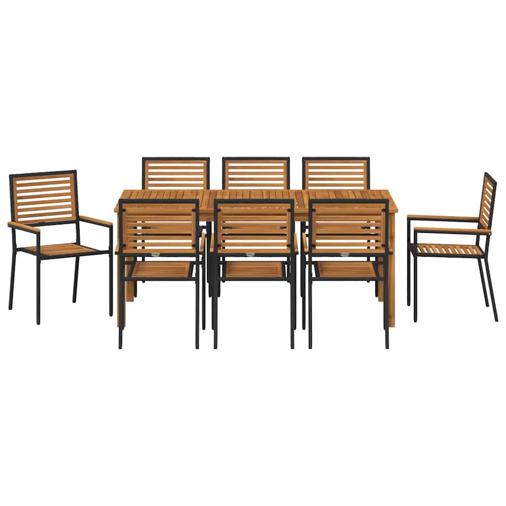 Garten Essgruppe 9 Pcs Massivholz Akazie