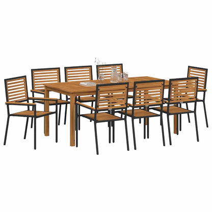 Garten Essgruppe 9 Pcs Massivholz Akazie