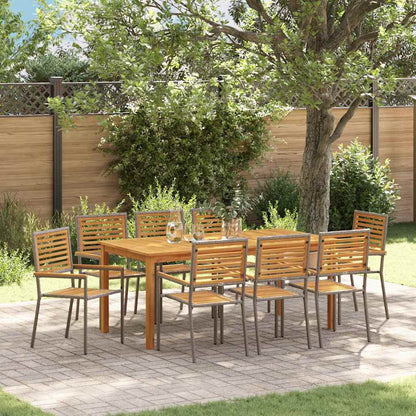 Garten Essgruppe 9 Pcs Massivholz Akazie