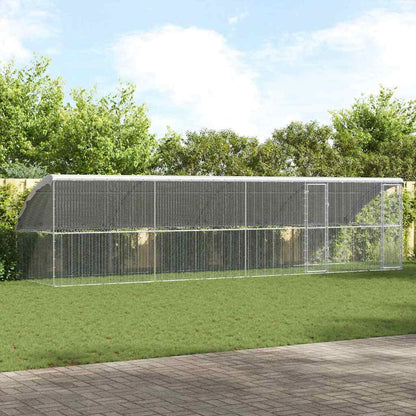 Hühnerkäfig Silber 2 X 2 X 2 M Verzinkter Stahl