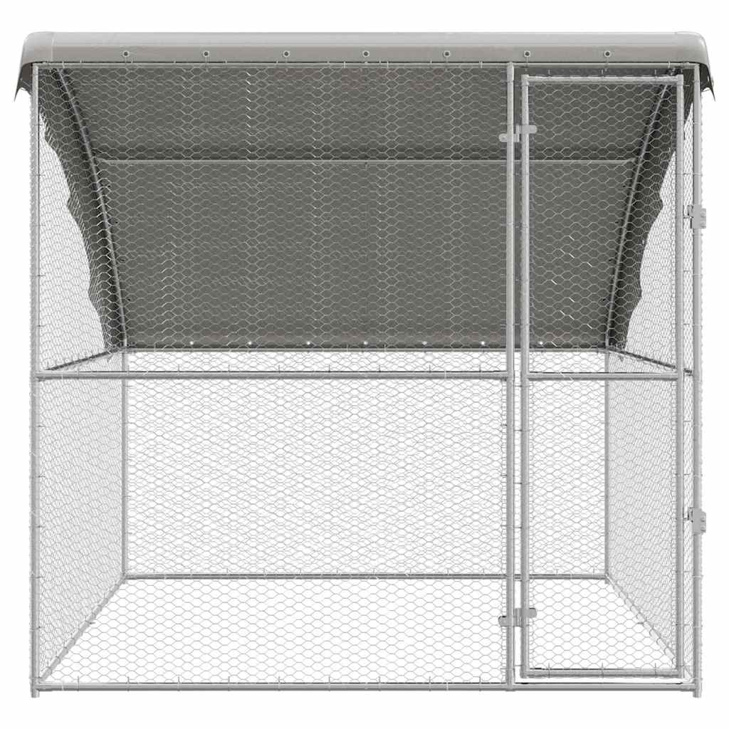 Hühnerkäfig Silber 2 X 2 X 2 M Verzinkter Stahl