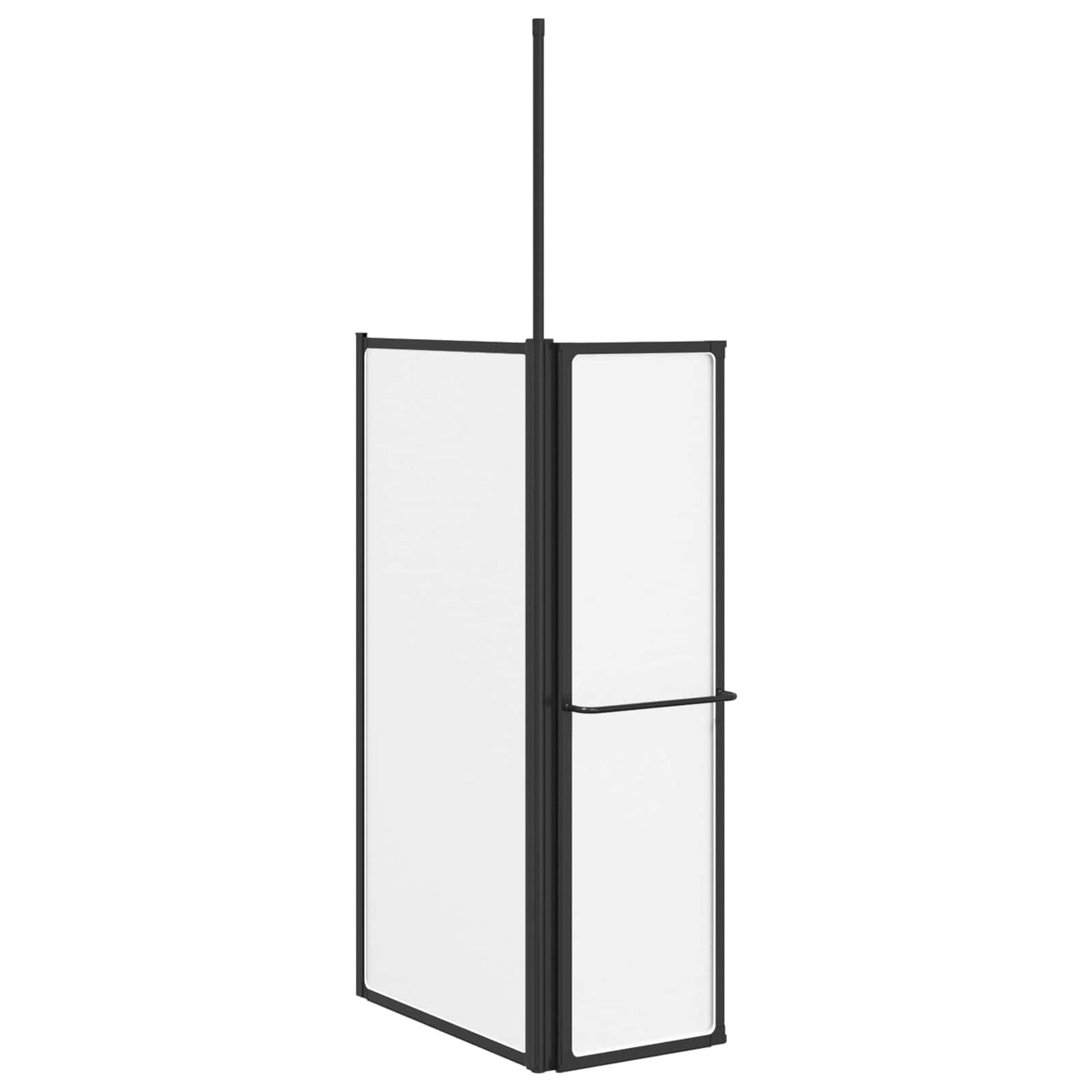 Duschwand Weiß 120 X 70 X 137 Cm Aluminium