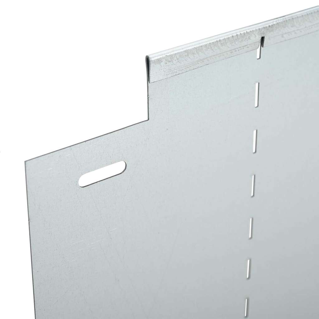 Rasenkanten 20 Pcs Silber 100 X 25 X 0,07 Cm Verzinkter Stahl