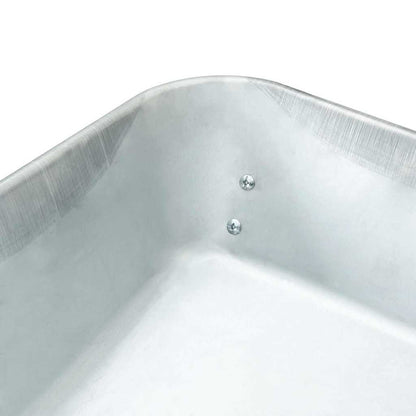 Schubkarre Silber Und Schwarz 124 X 73 X 65 Cm Stahl