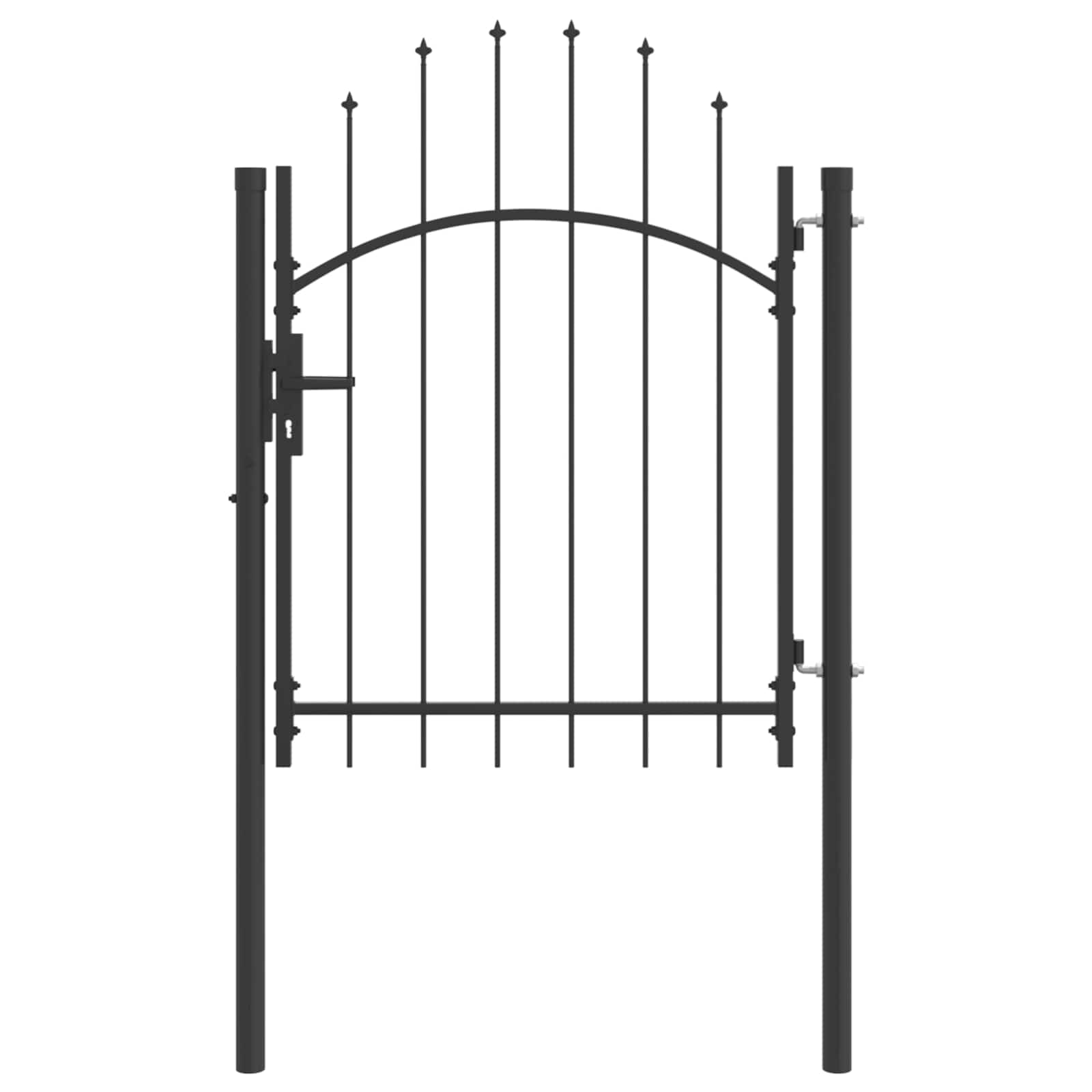 Gartentor Mit Schloss Woerden 150 X 100 Cm Stahl