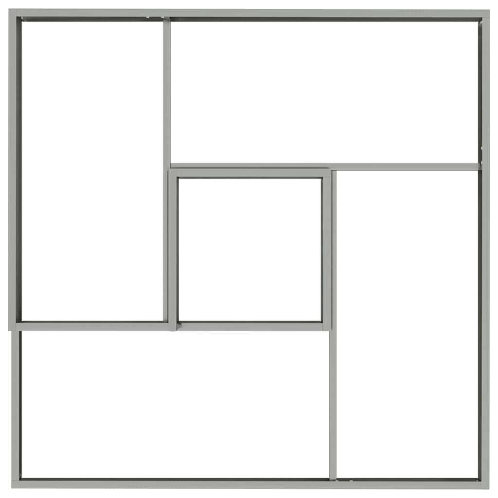 Garten-Pflanzgefäß Silber 100 X 100 X 50 Cm Er Stahl