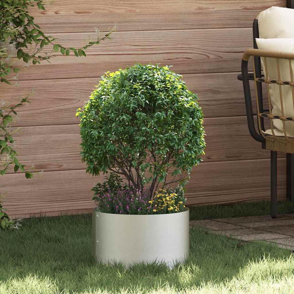 Pflanzenring Silber 120 X 120 X 20 Cm Er Stahl