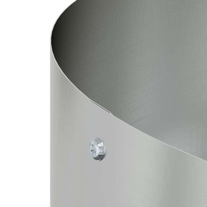 Pflanzenring 5 Pcs Silber 40 X 40 X 20 Cm Verzinkter Stahl