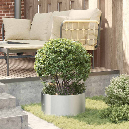 Pflanzenring 5 Pcs Silber 40 X 40 X 20 Cm Verzinkter Stahl