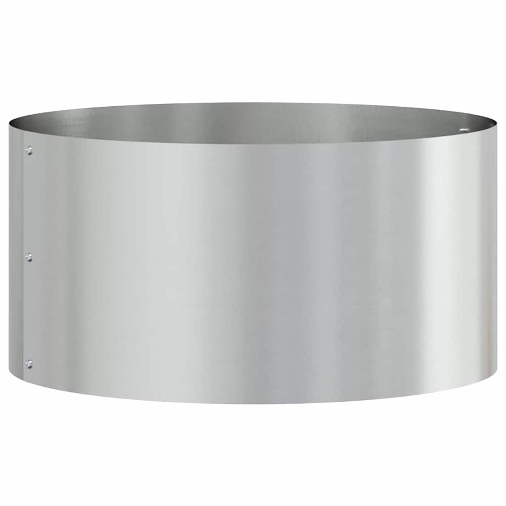 Pflanzenring 5 Pcs Silber 40 X 40 X 20 Cm Verzinkter Stahl