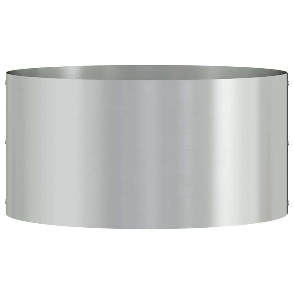 Pflanzenring 5 Pcs Silber 40 X 40 X 20 Cm Verzinkter Stahl